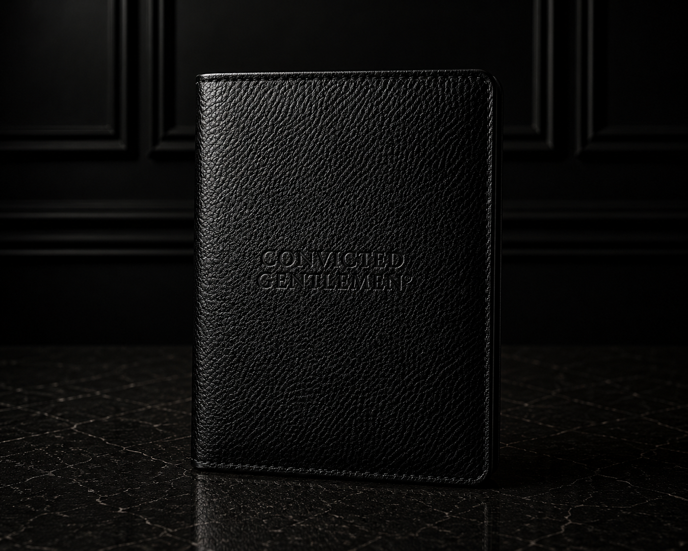 Passport Holder — Black Leather
